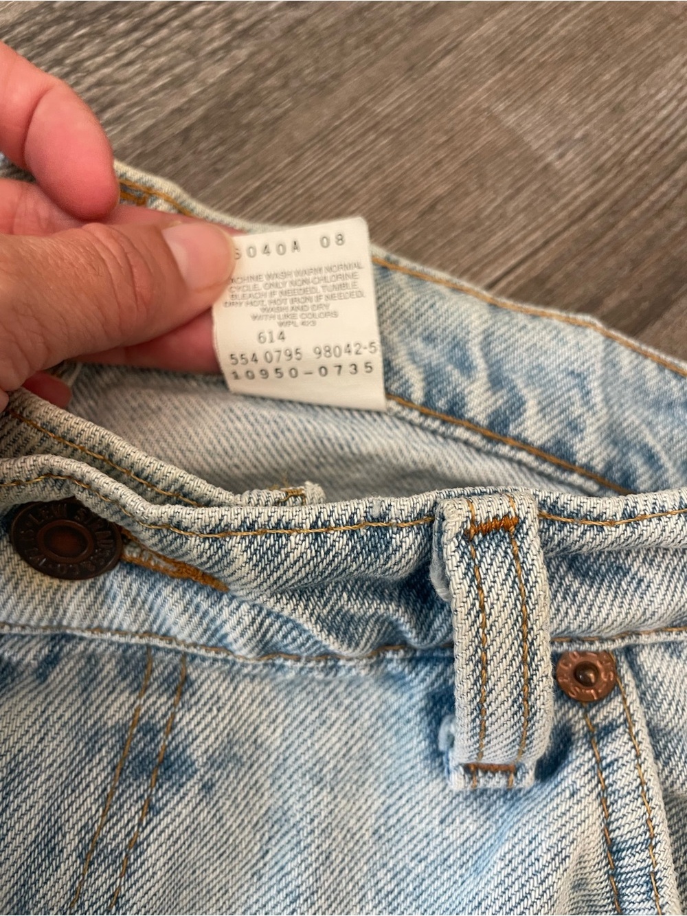 Vintage Levi’s Orange Tab 950 USA Made Mom Jeans 11 M - Picture 3 of 11